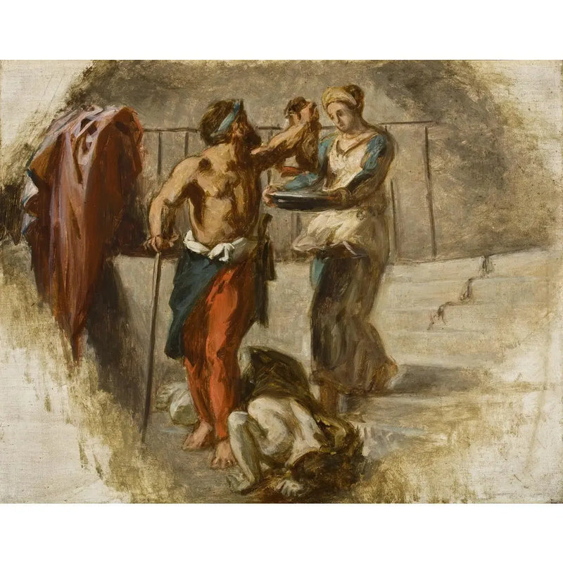 A Decapitação de São João Batista - Eugène Delacroix