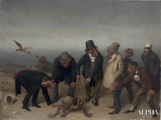 La découverte d'Adam - William Holbrook Beard - Reproductions de tableaux et peintures haut de gamme