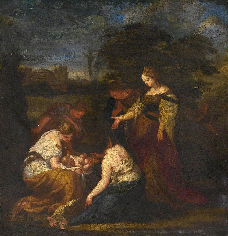 A descoberta de Moisés nos juncos - Pietro da Cortona