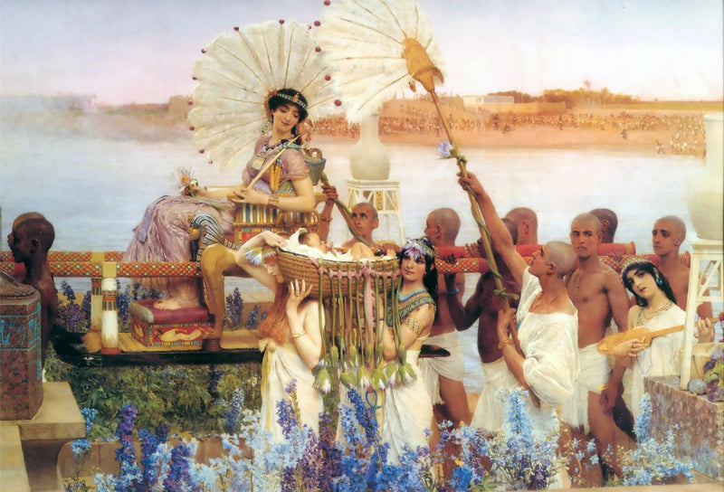 A descoberta de Moisés - Lawrence Alma-Tadema