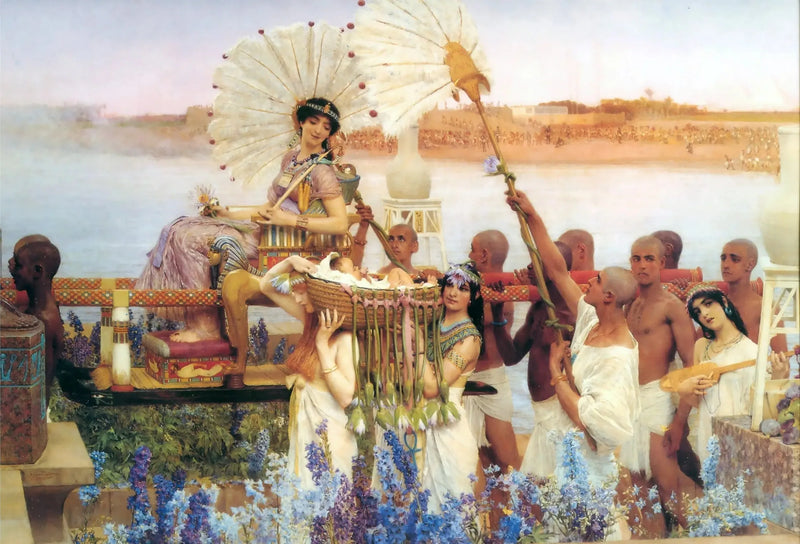 A descoberta de Moisés - Lawrence Alma-Tadema
