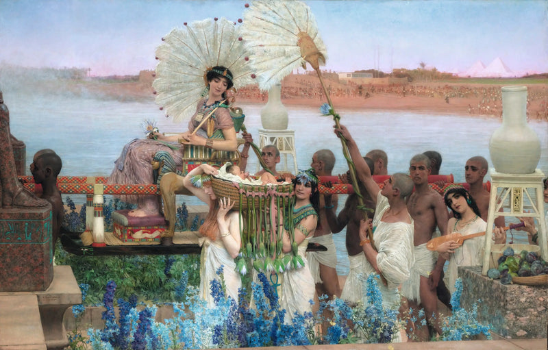 A descoberta de Moisés - Lawrence Alma-Tadema