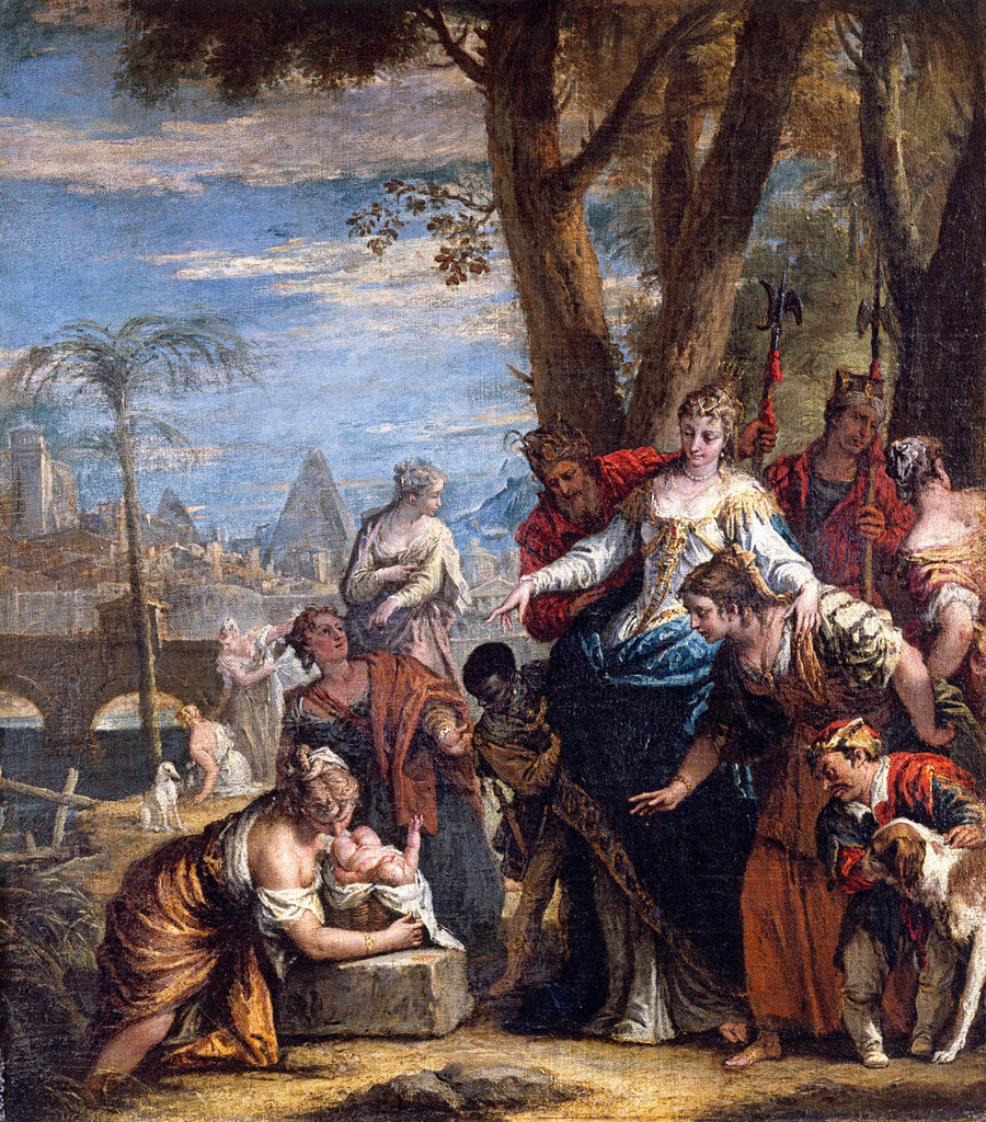 A descoberta de Moisés - Sebastiano Ricci