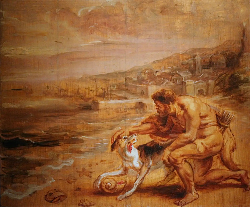A Descoberta do Púrpura - Peter Paul Rubens