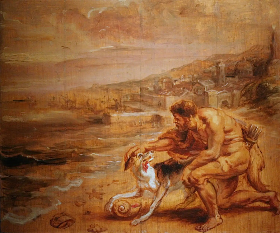 A Descoberta do Púrpura - Peter Paul Rubens