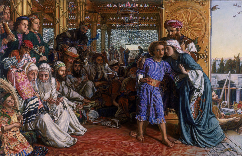 A Descoberta do Salvador no Templo - William Holman Hunt