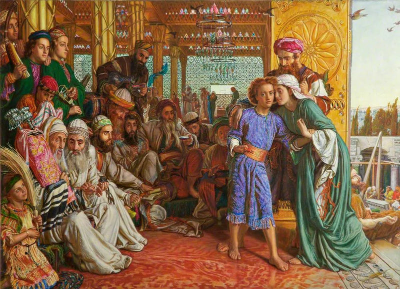 A descoberta do Salvador no Templo - William Holman Hunt