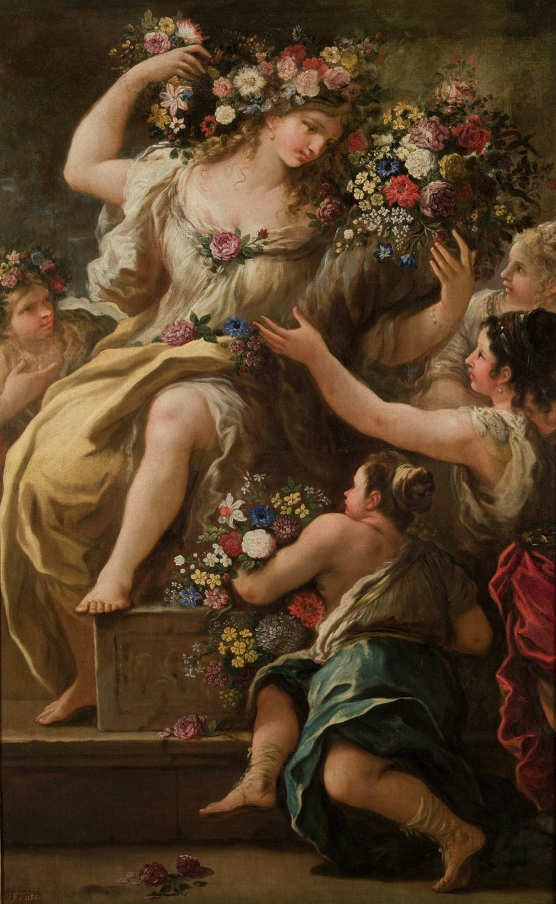 A deusa Flora - Luca Giordano