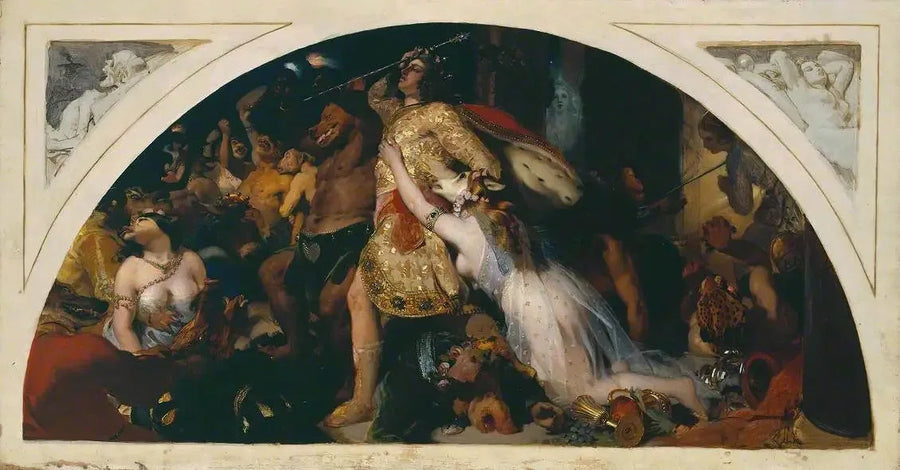 A derrota de Comus - Edwin Henry Landseer