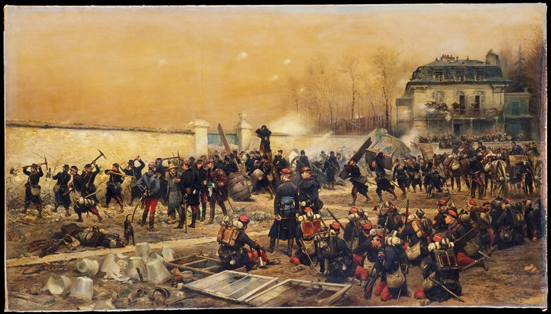 A Defesa de Champigny - Édouard Detaille