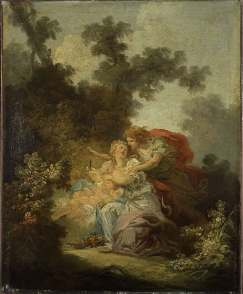 A defesa do Amor - Jean-Honoré Fragonard