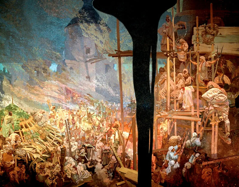 A Defesa de Szigetvár - Alphonse Mucha