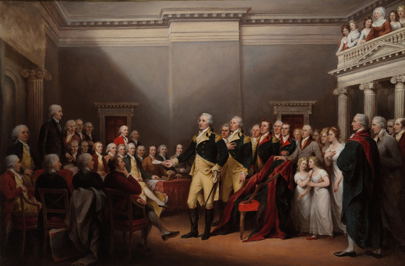 A renúncia do general Washington, 23 de dezembro de 1783 - John Trumbull