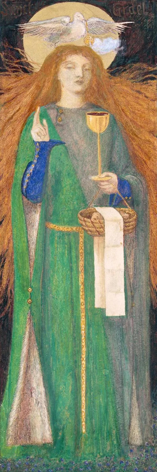 A Donzela de Sanct Grael - Dante Gabriel Rossetti