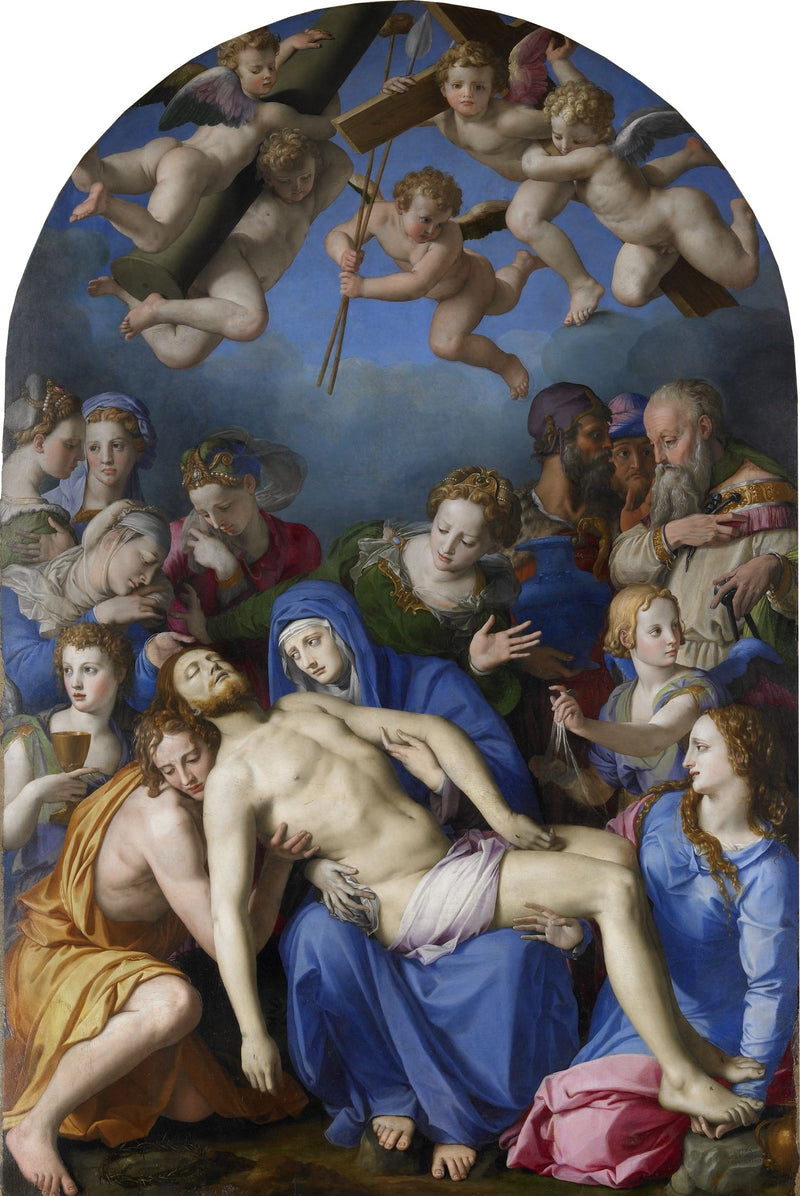A Lamentação sobre o Cristo morto - Bronzino