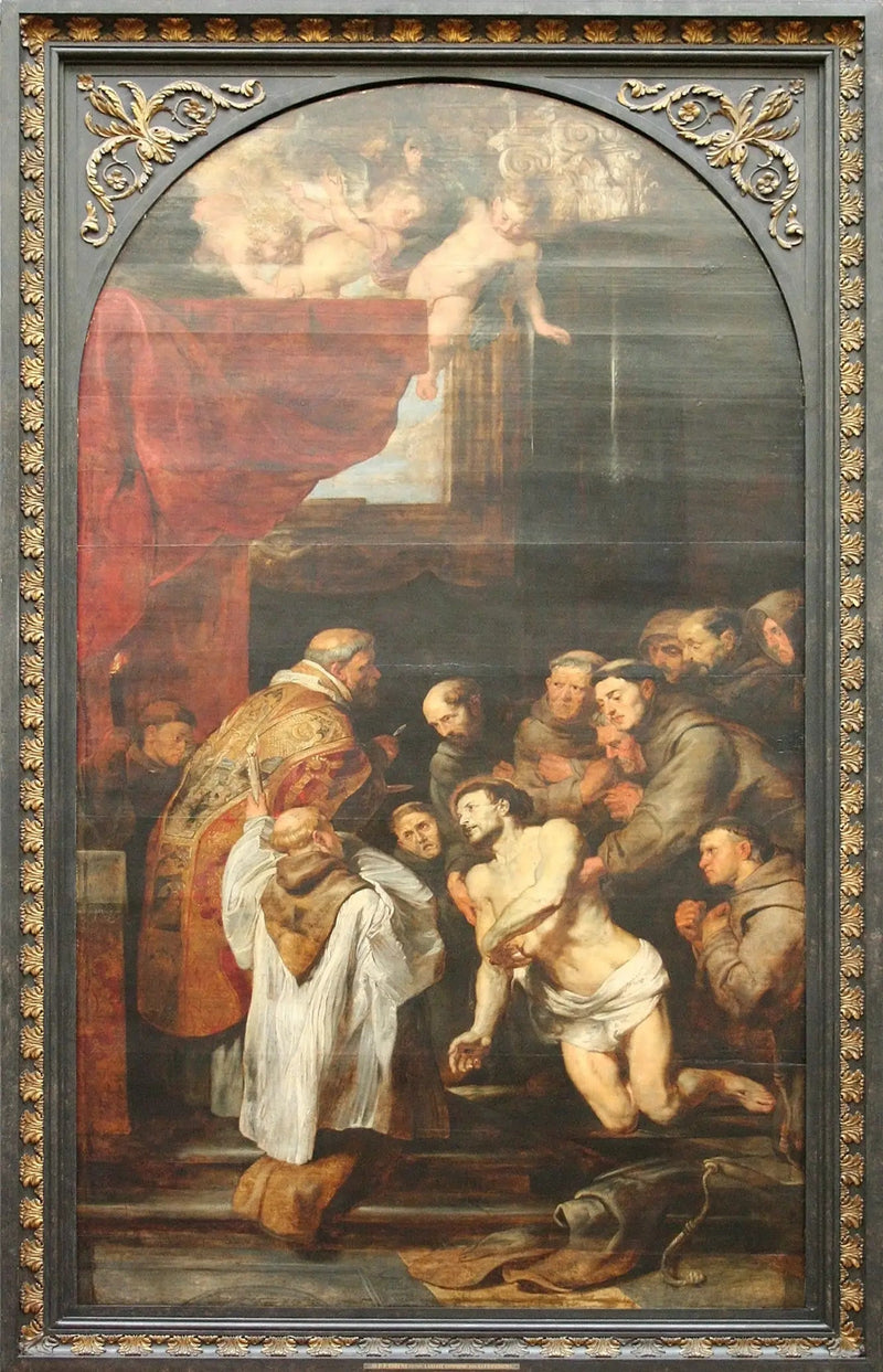 A última comunhão de Francisco de Assis - Peter Paul Rubens