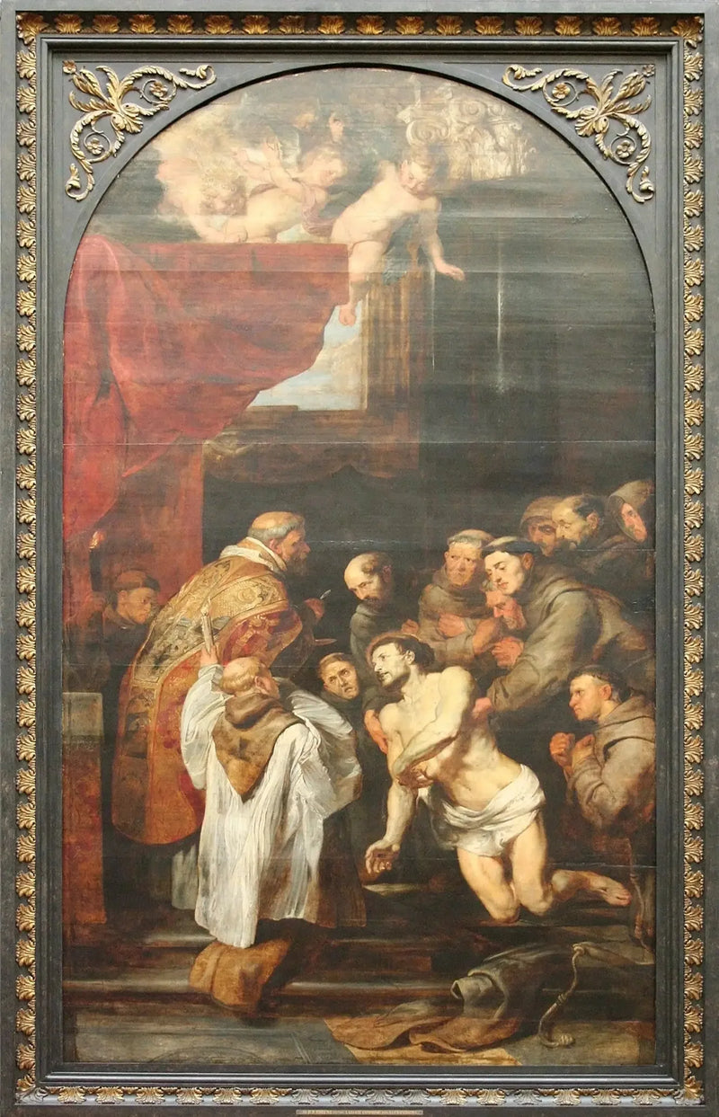 A última comunhão de Francisco de Assis - Peter Paul Rubens
