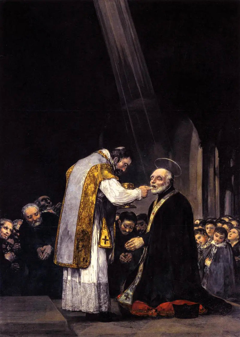 A Última Comunhão de São José de Calasanz - Francisco de Goya