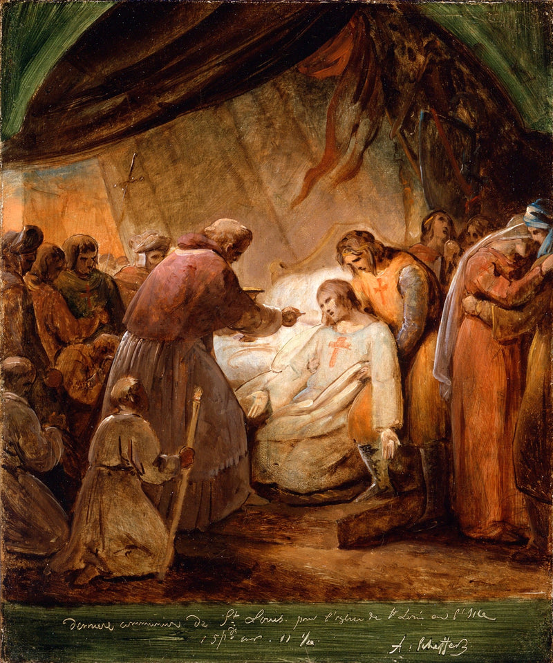 A última comunhão de São Luís - Ary Scheffer