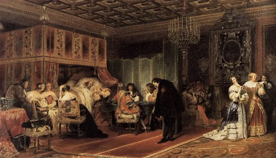A última doença do cardeal Mazarin - Paul Delaroche