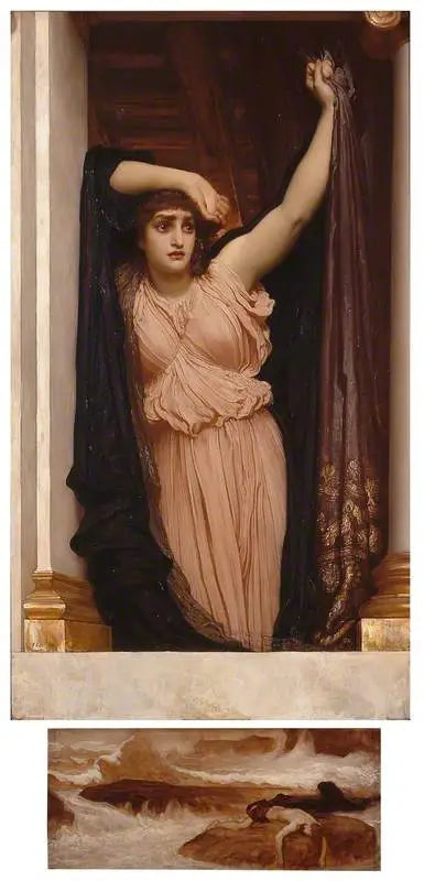 A última vigília do herói - Frederic Leighton