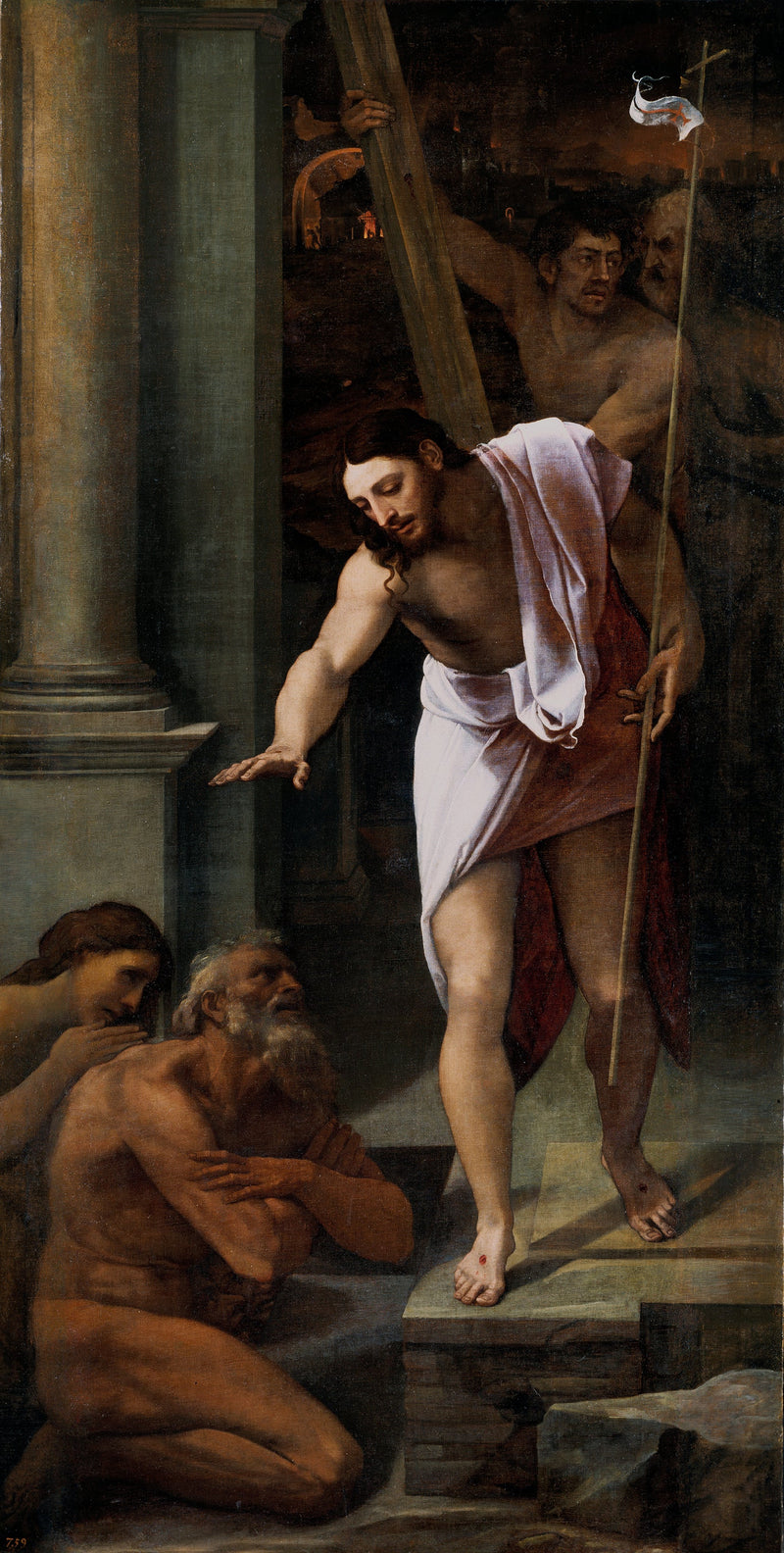 A descida de Cristo às regiões inferiores - Sebastiano del Piombo
