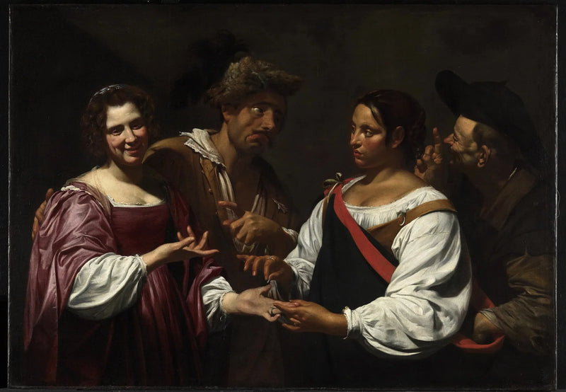A vidente de boa sorte - Simon Vouet