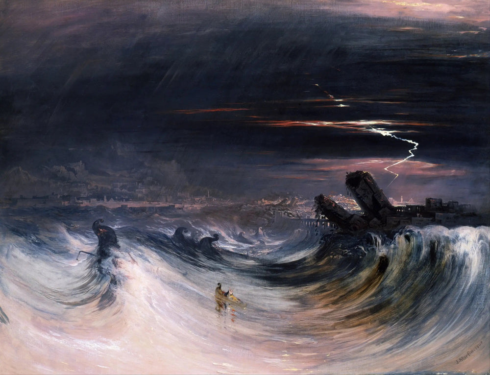La Destruction de Tyr - John Martin - Alpha Reproduction