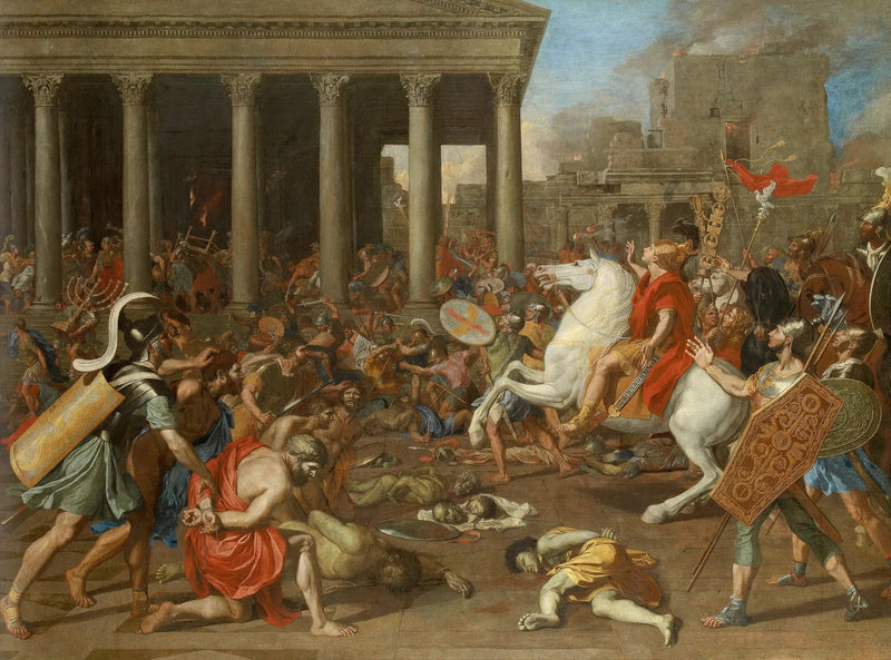A Destruição do Templo de Jerusalém - Nicolas Poussin