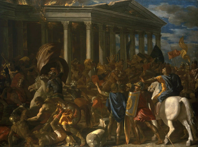 A Destruição do Templo de Jerusalém - Nicolas Poussin