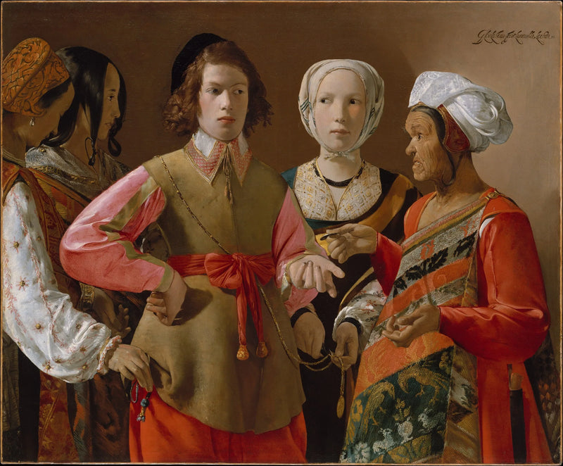 A Adivinha de boa sorte - Georges de La Tour