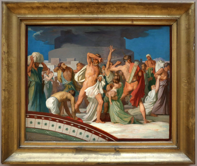A dispersão dos povos - Hippolyte Flandrin