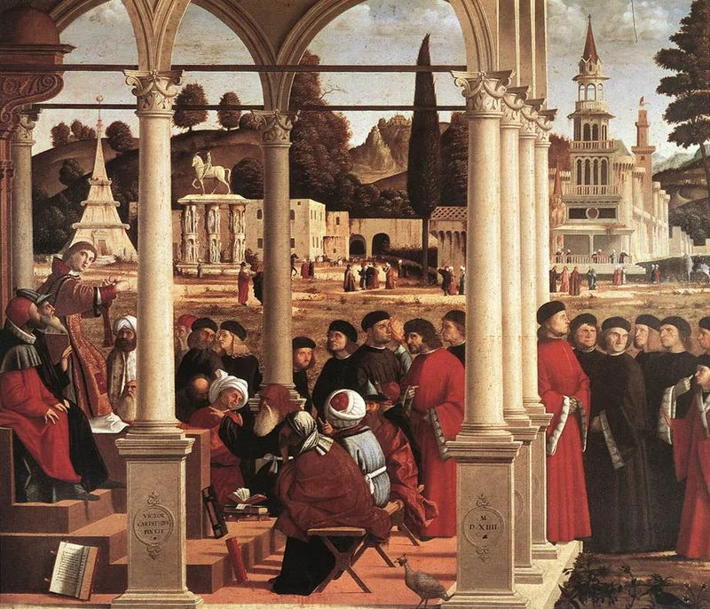 A disputa de Saint Etienne - Vittore Carpaccio