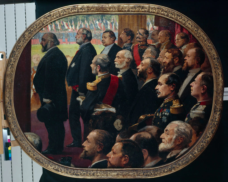 A distribuição das bandeiras, 14 de julho de 1880 - Édouard Detaille