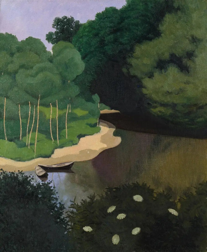 A Dordogne em Carennac - Félix Vallotton