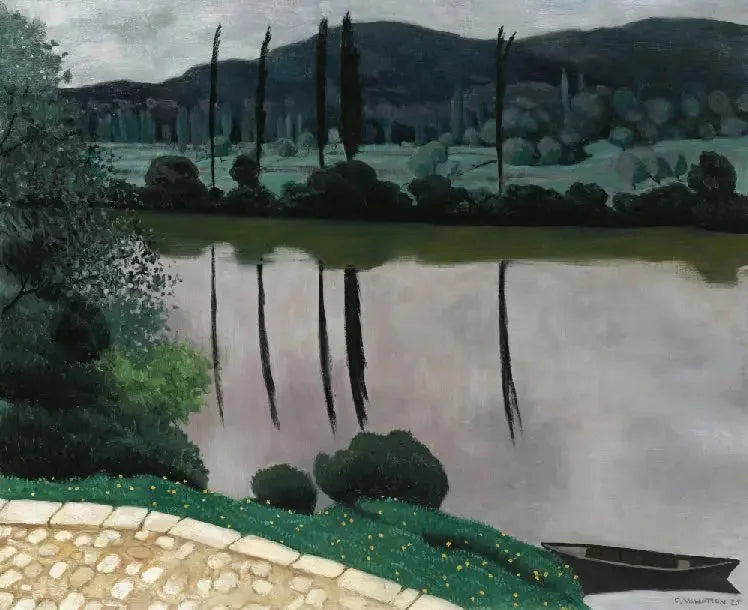 A Dordogne em Vitrac - Félix Vallotton