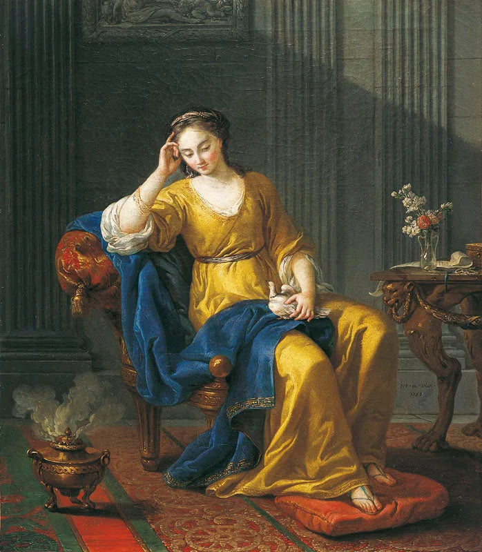 La Douce Mélancolie - Joseph-Marie Vien image 1 copie de tableau peinte à la main