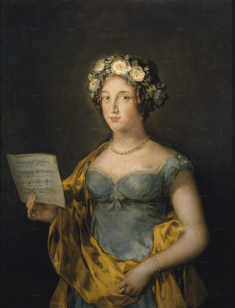 A Duquesa de Abrantes - Francisco de Goya