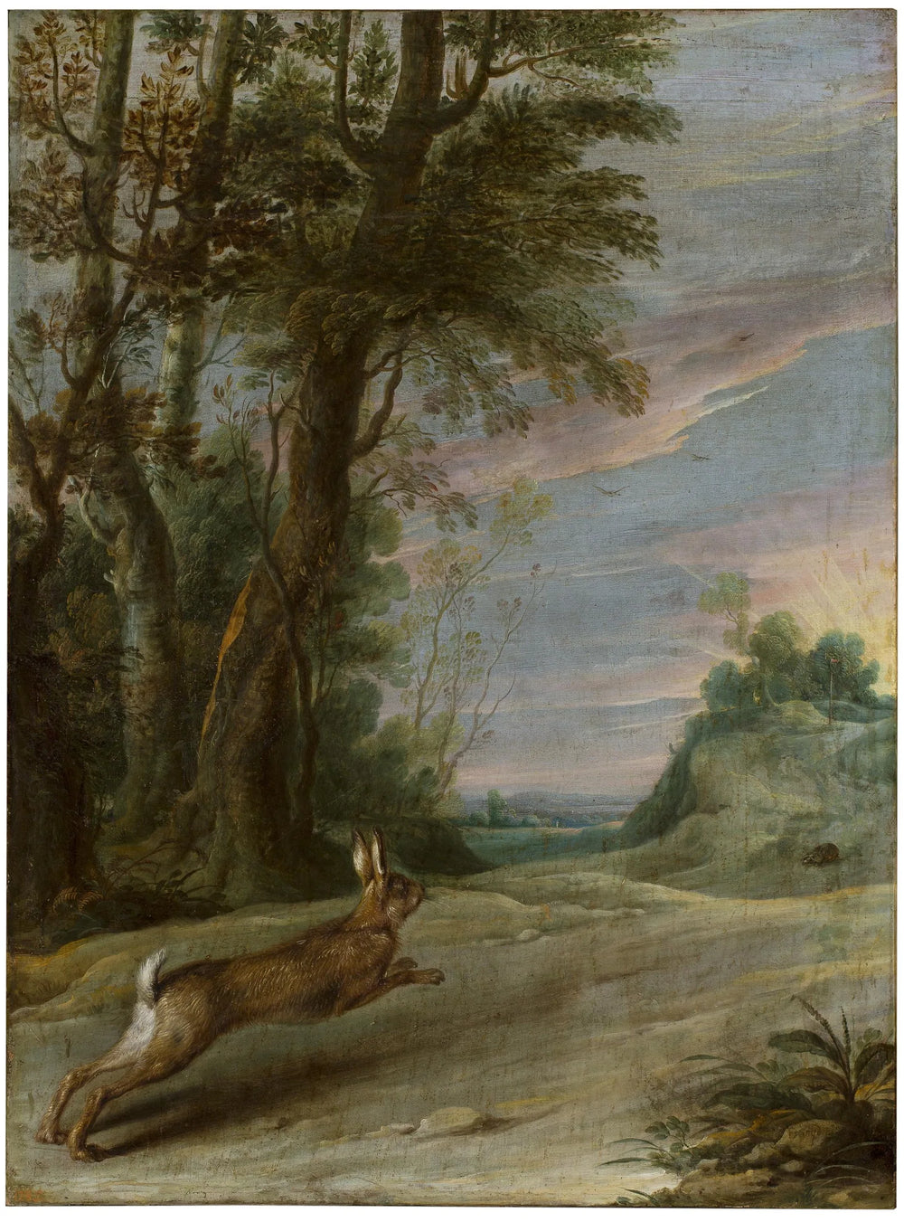 La fable d'Ésope du lièvre et de la tortue - Frans Snyders image 1 copie de tableau peinte à la main