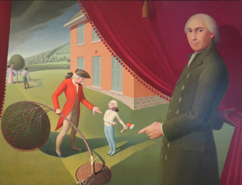 A Fábula de Parson Weems - Grant Wood