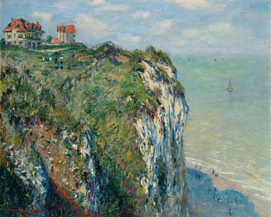 A Falésia em Dieppe - Claude Monet