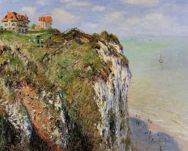 A Falésia em Dieppe - Claude Monet