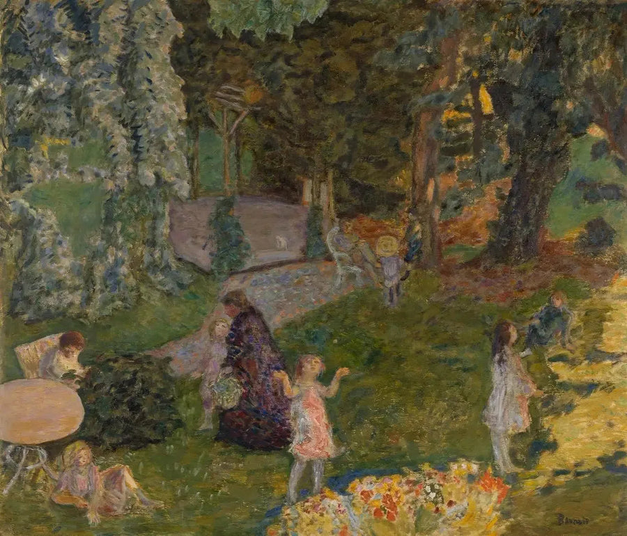 A Família no Jardim. Grand Lemps - Pierre Bonnard