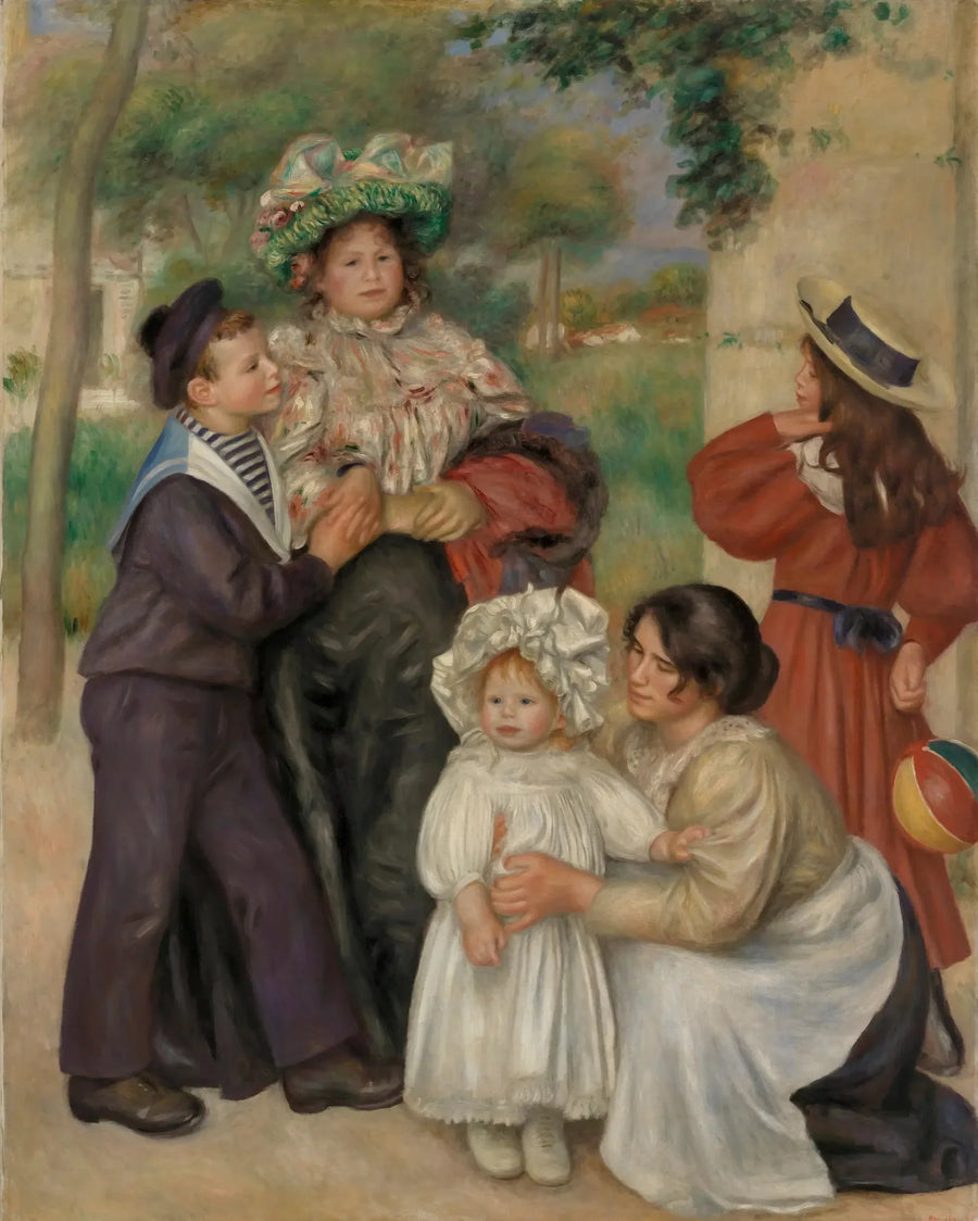A família do artista - Pierre-Auguste Renoir