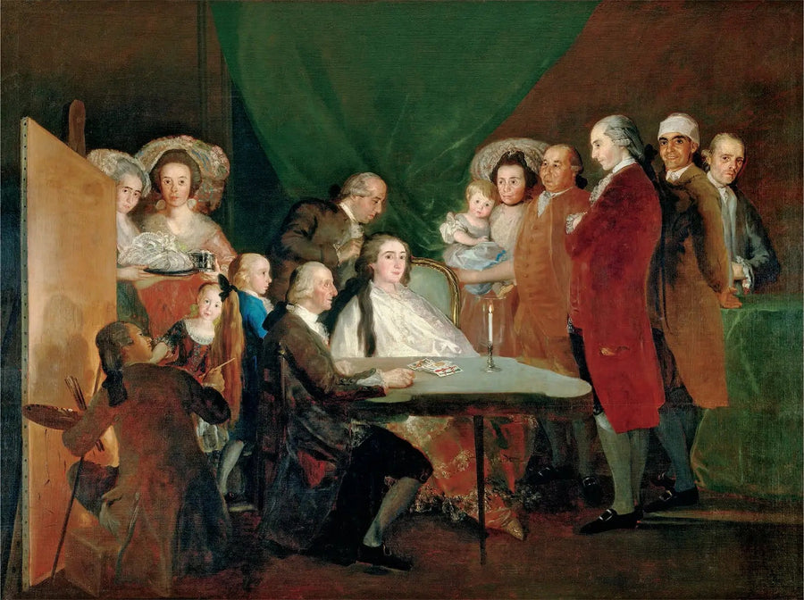 A Família do Infante Dom Luís de Bourbon - Francisco de Goya