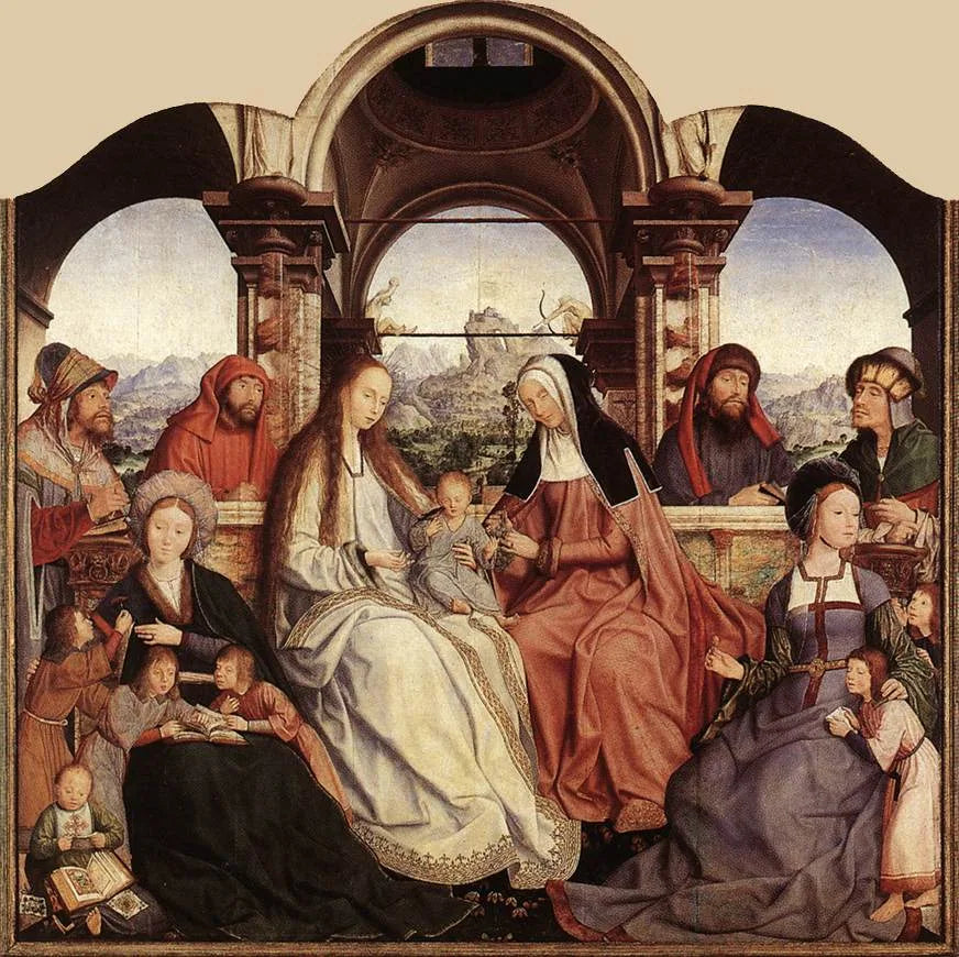 A Família de Santa Ana - Quentin Metsys