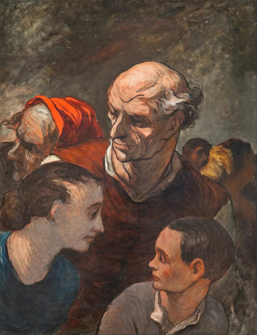 A Família nas barricadas - Honoré Daumier