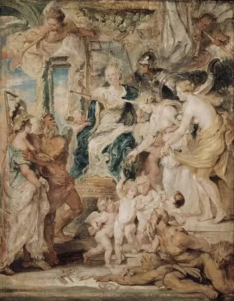 A Felicidade da Regência - Peter Paul Rubens