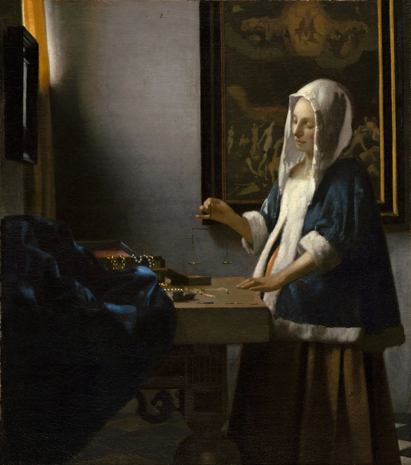 A Mulher com a Balança - Johannes Vermeer