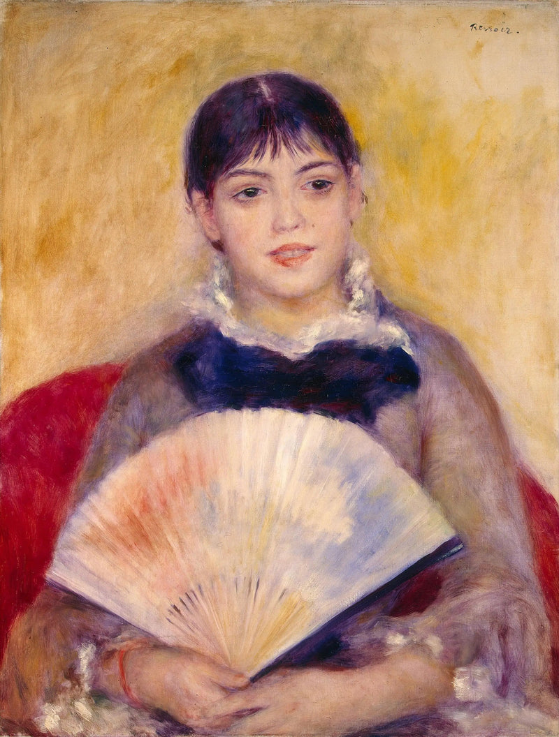A Mulher com o Leque - Pierre-Auguste Renoir